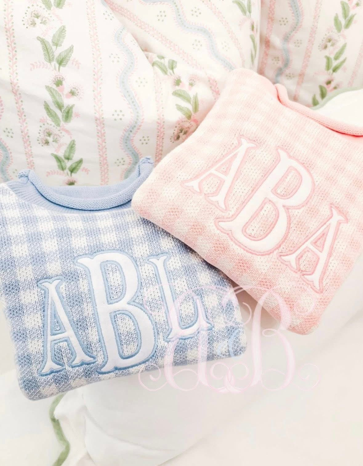 Gingham Rollneck Sweaters