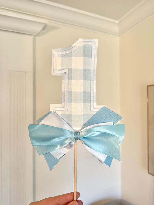Blue Gingham Birthday Suite (Outfit Not Included)