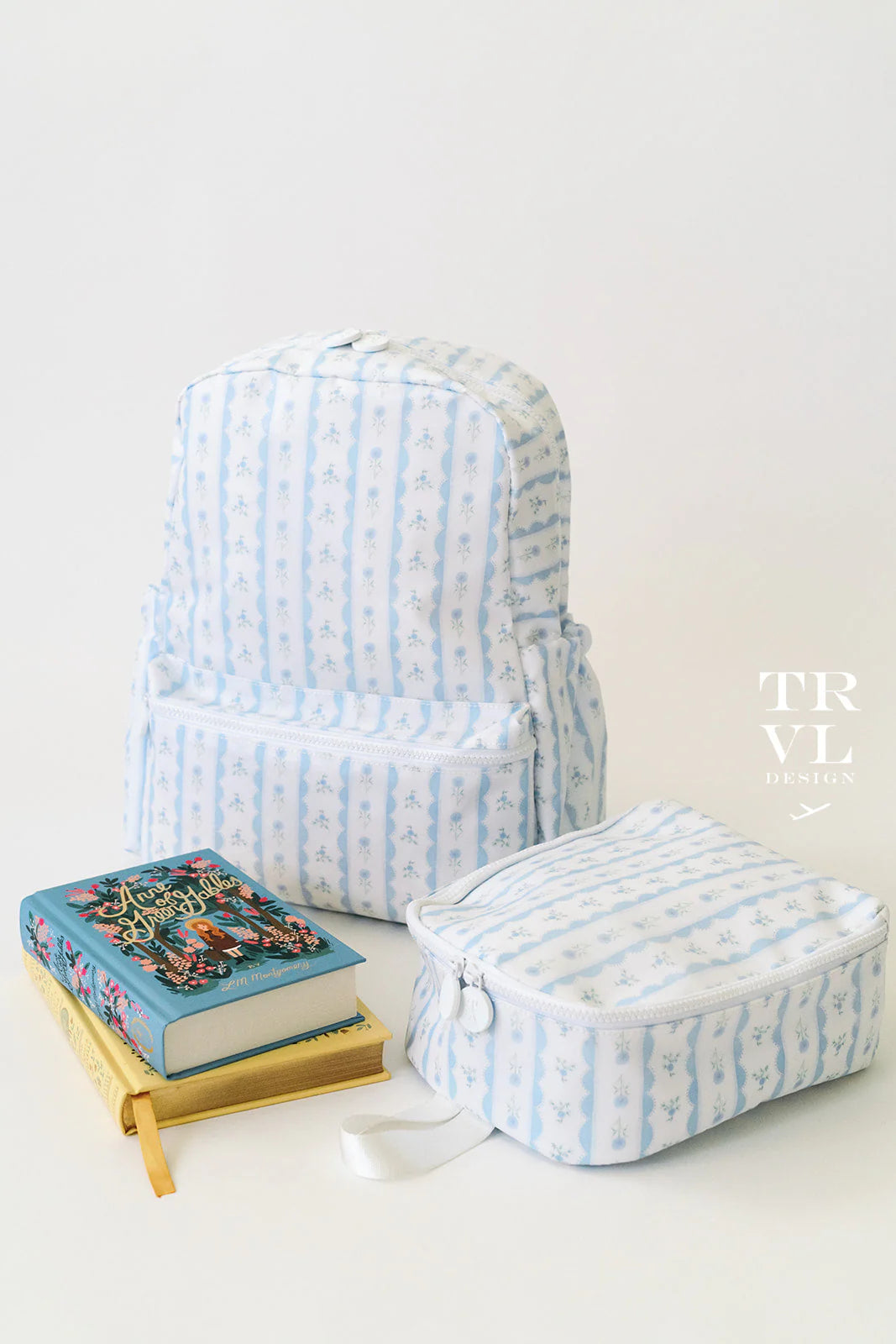 TRVL BACKPACKER - RIBBON FLORAL BLUE