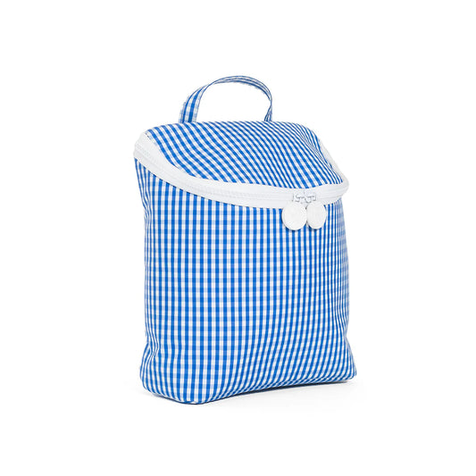 TAKE AWAY INSULATED LUNCH BOX - GINGHAM ROYAL