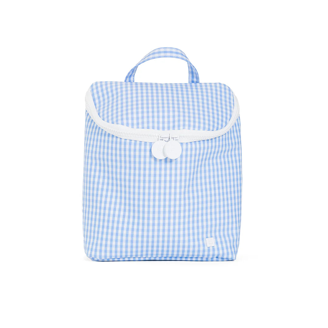 TAKE AWAY INSULATED LUNCH BOX - GINGHAM SKY