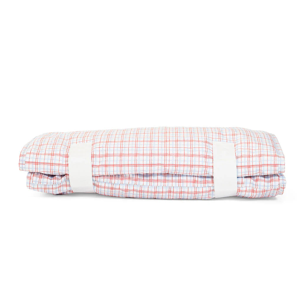 NAP MAT - CLASSIC PLAID RED