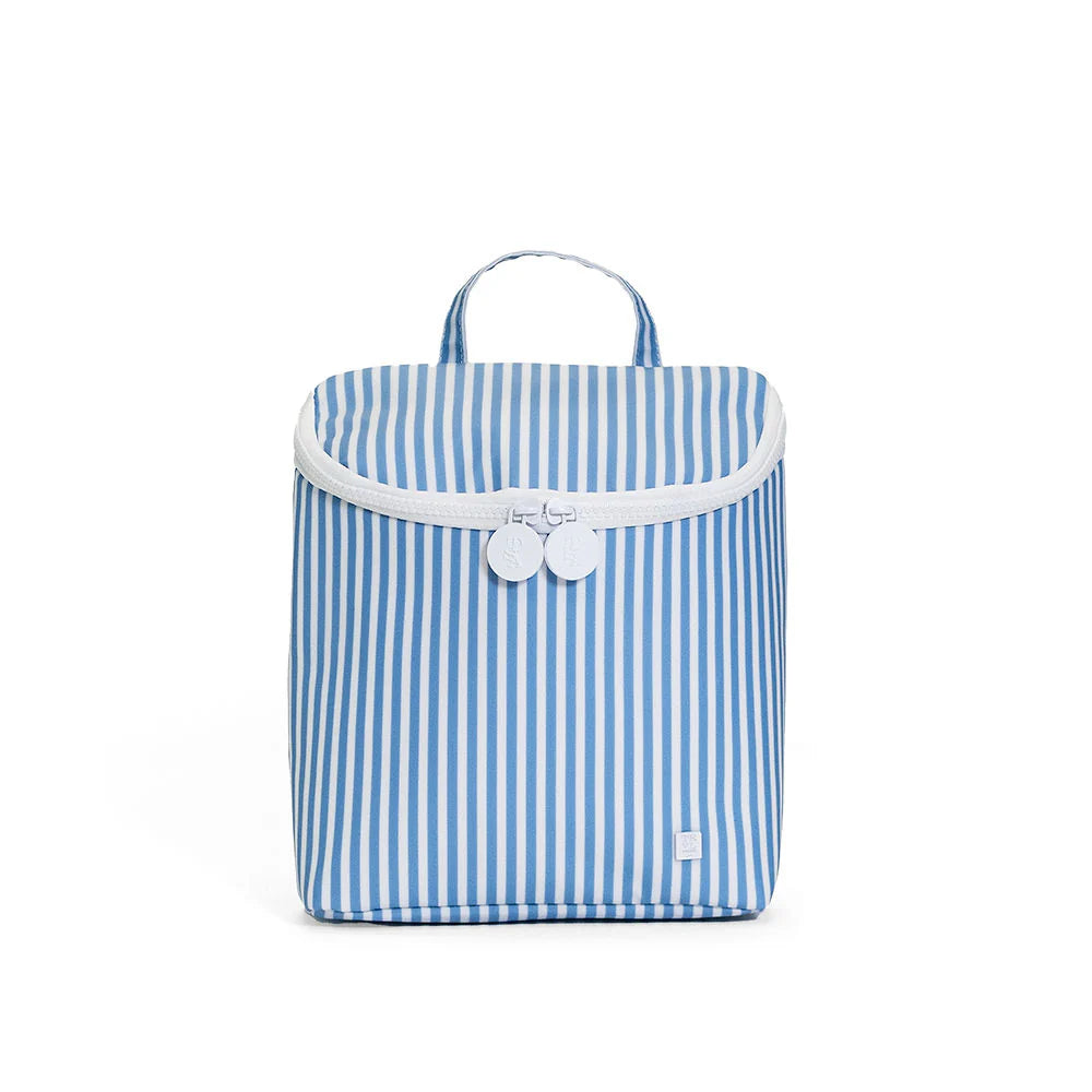 TAKE AWAY INSULATED LUNCH BOX - PIMLICO STRIPE CHAMBRAY