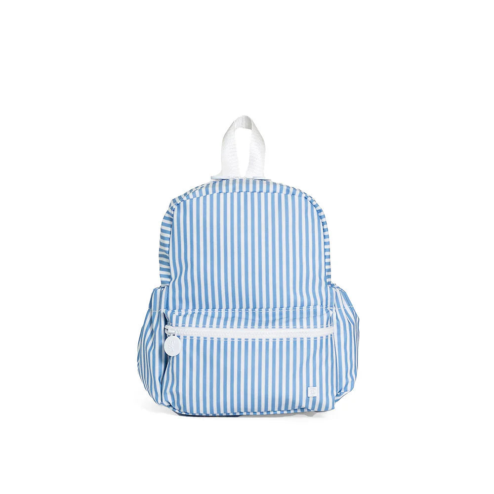 TRVL MINI BACKER - PIMLICO STRIPE CHAMBRAY