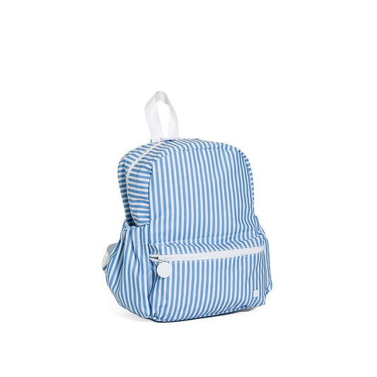 TRVL MINI BACKER - PIMLICO STRIPE CHAMBRAY