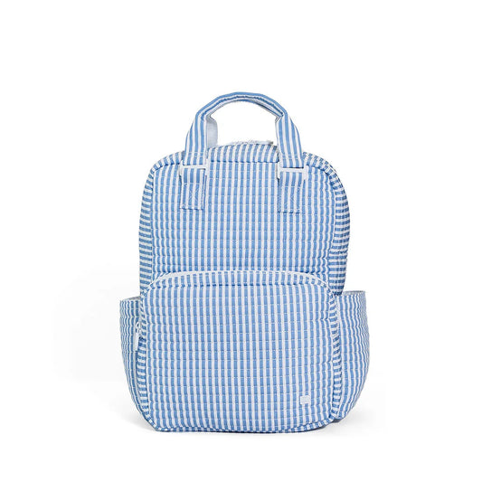 TRVL QUILTED DIAPER BAG - PIMLICO STRIPE CHAMBRAY