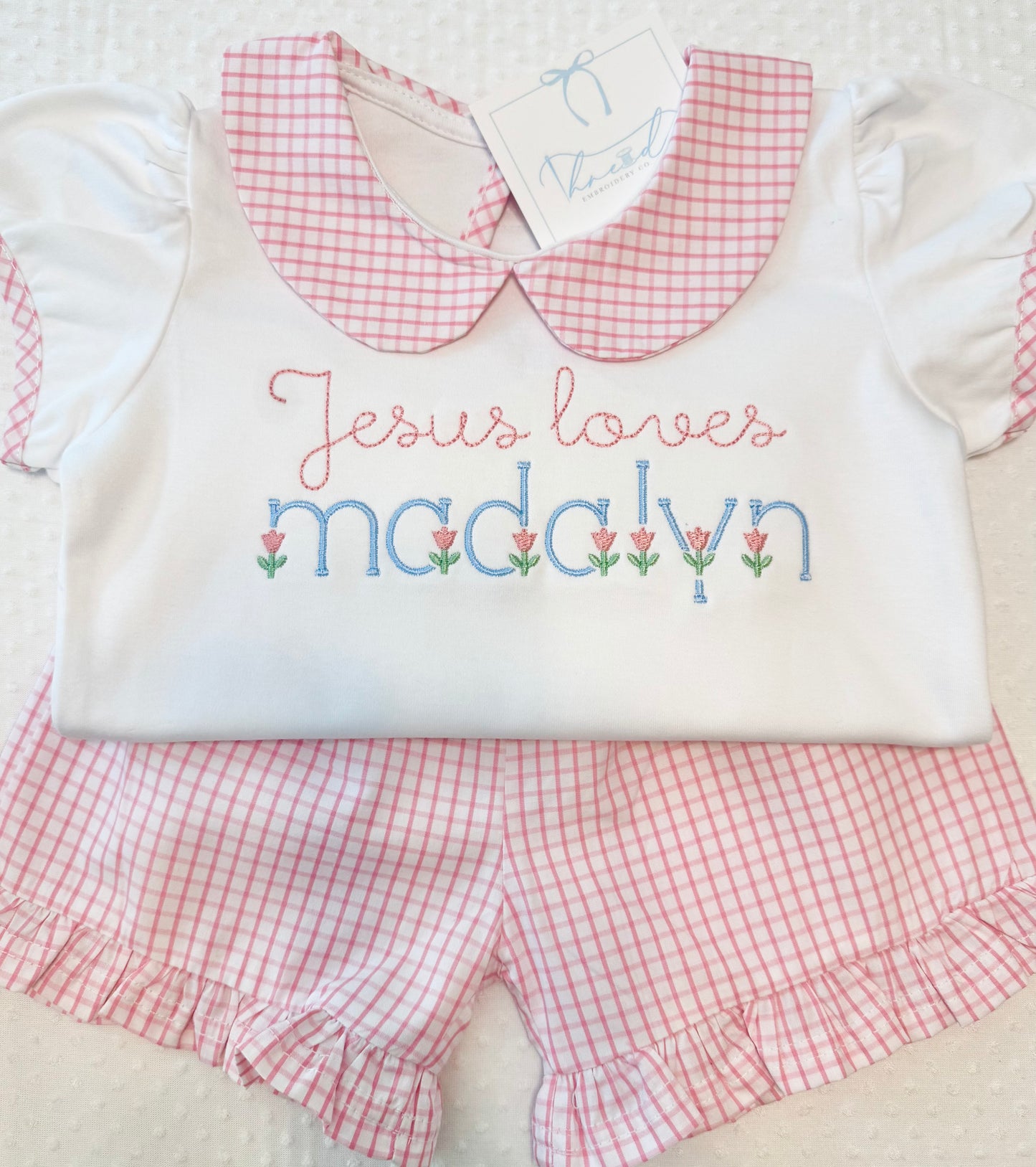 Jesus Loves Shorts Set (Girl)