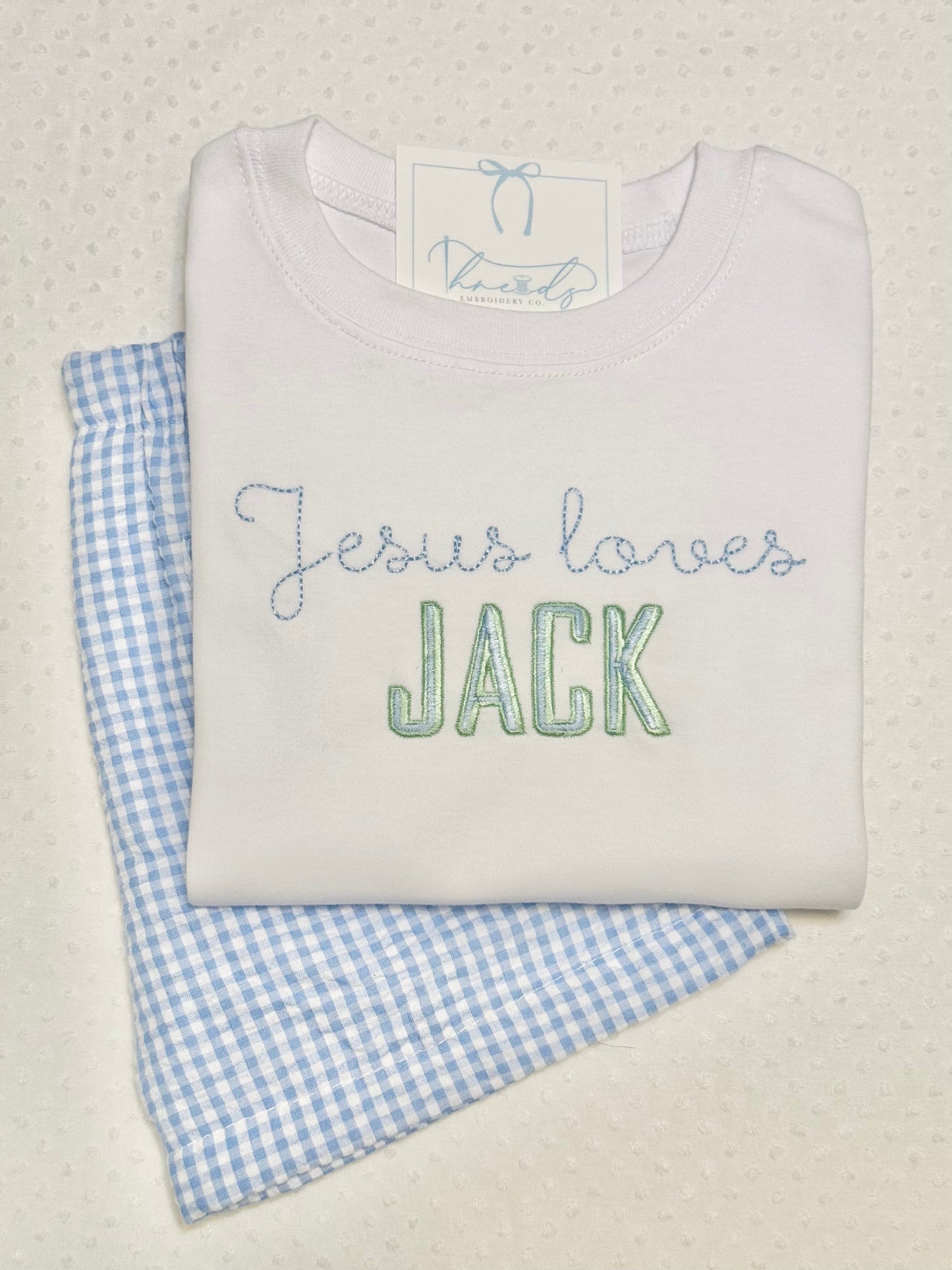 Jesus Loves Shorts Set (Boy)