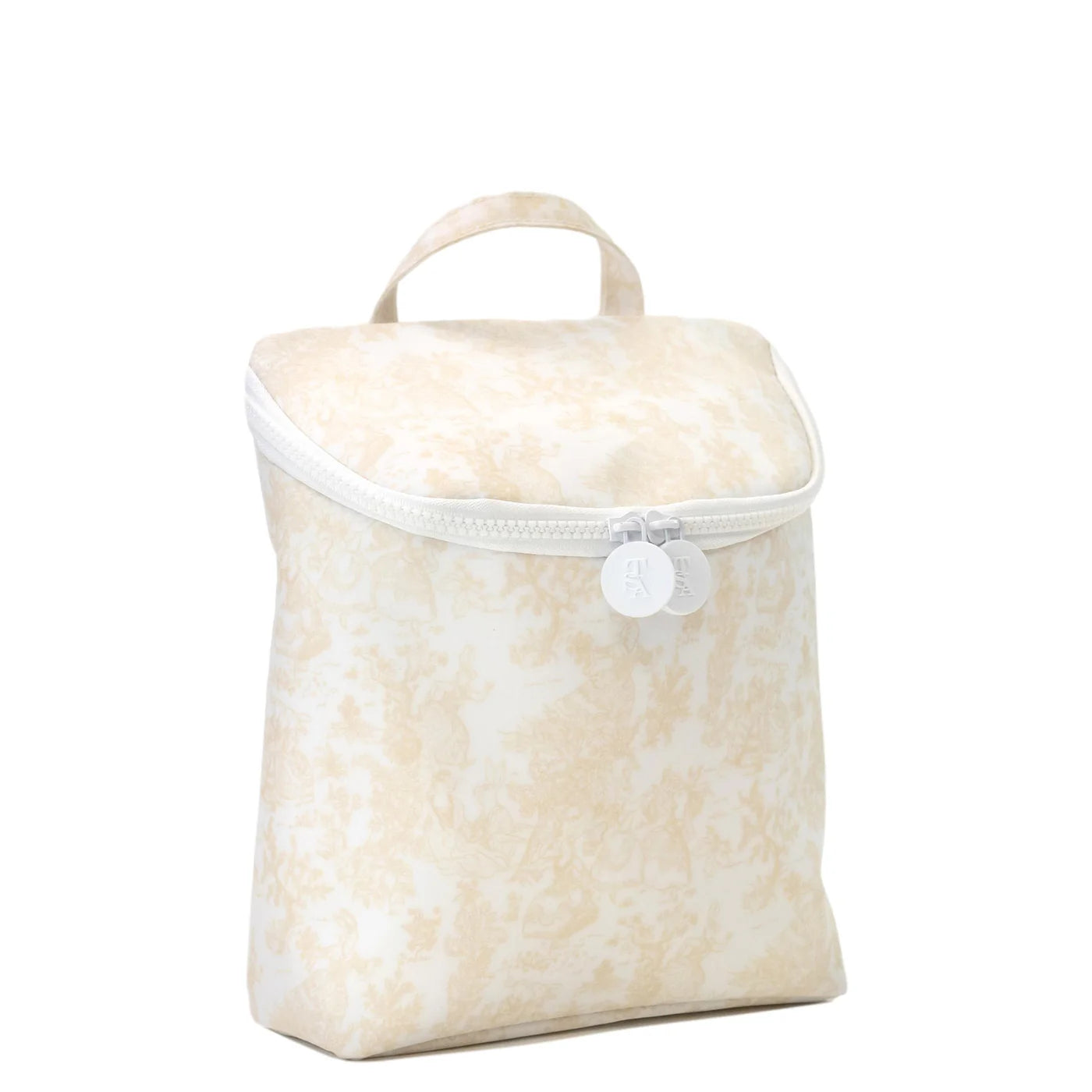 TAKE AWAY INSULATED LUNCH BOX - BUNNY TOILE SAND