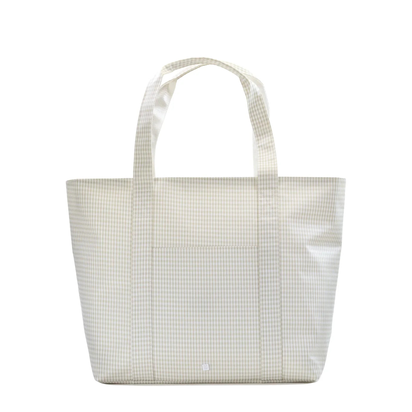 JUMBO TOTE - GINGHAM PEARL GREY