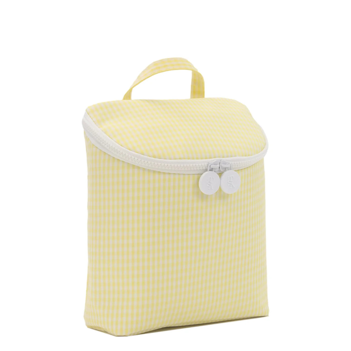 TAKE AWAY INSULATED LUNCH BOX - GINGHAM BUTTERCUP