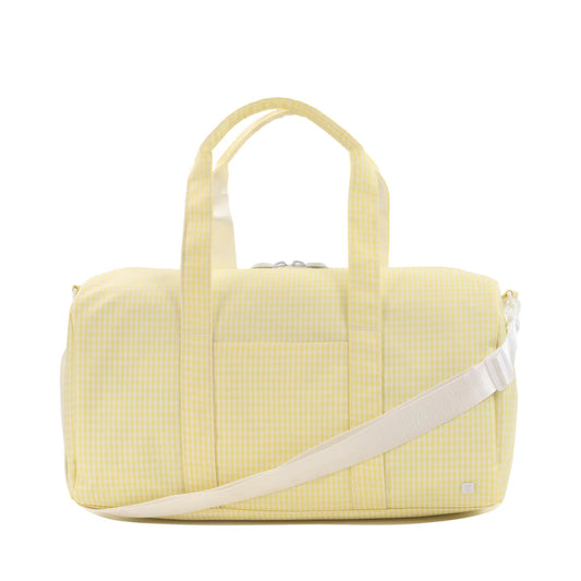 WEEKENDER DUFFEL BAG - GINGHAM BUTTERCUP