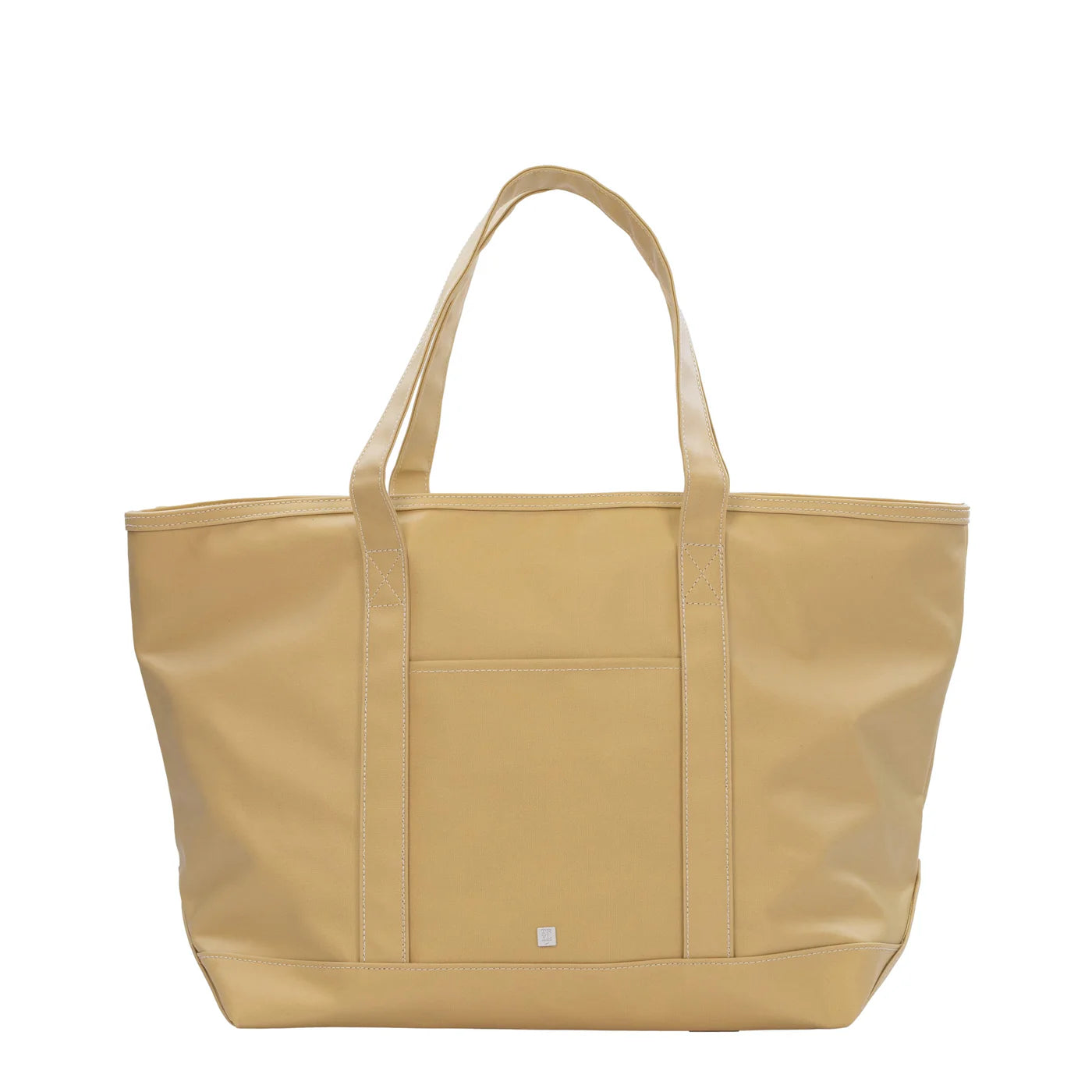 MAXI TOTE COATED CANVAS - KHAKI
