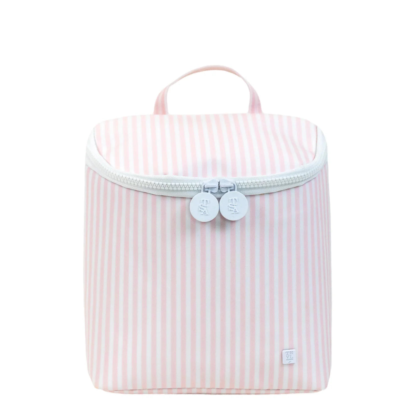 TAKE AWAY INSULATED LUNCH BOX - PIMLICO STRIPE PINK
