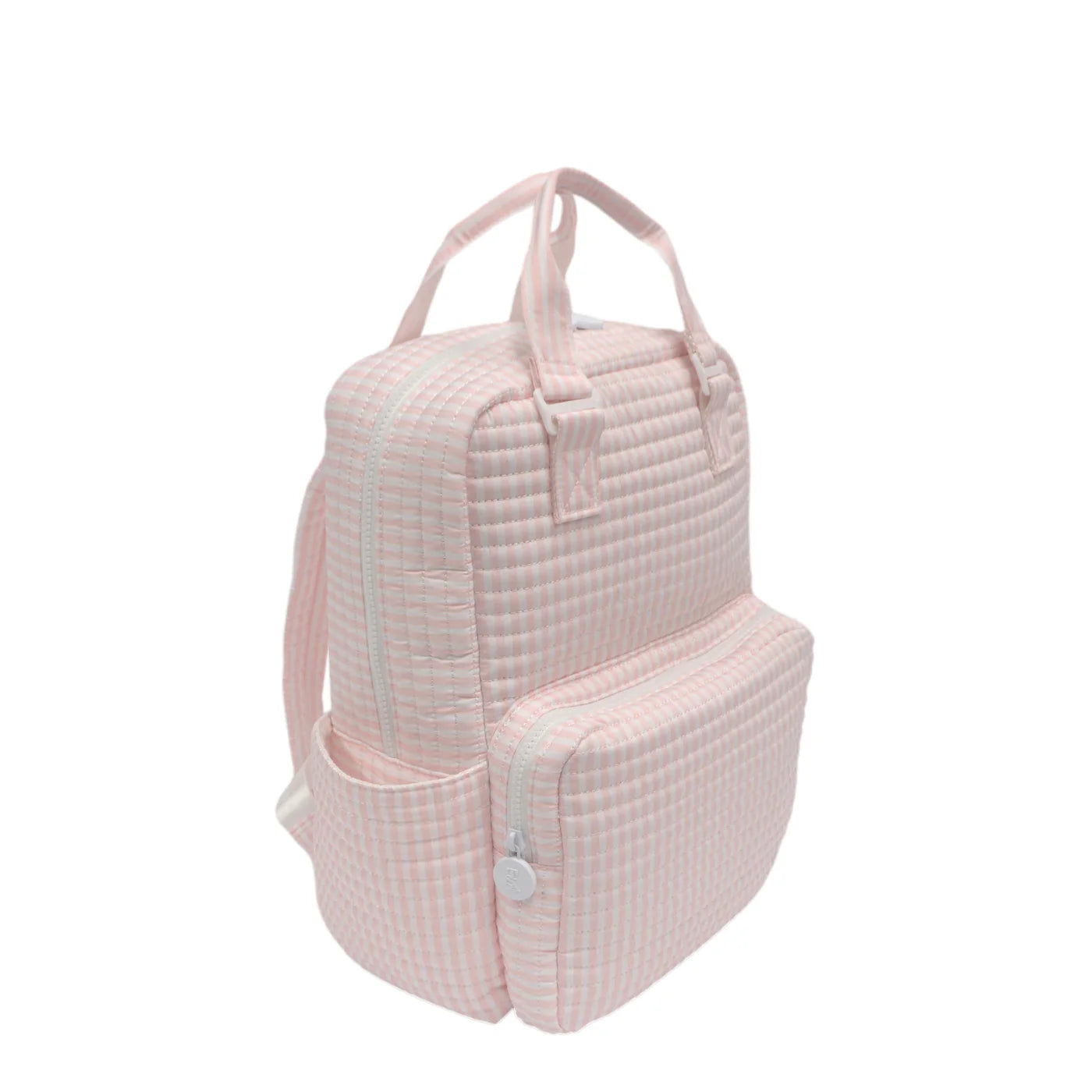 TRVL QUILTED DIAPER BAG - PIMLICO STRIPE PINK