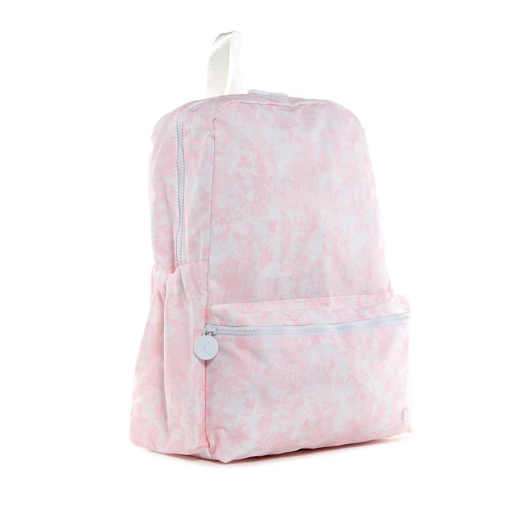 TRVL BACKPACKER - BUNNY TOILE PINK