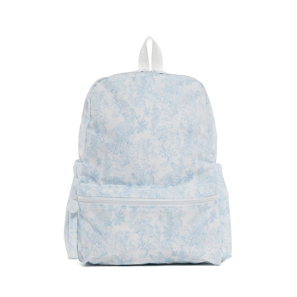 TRVL BACKPACKER - BUNNY TOILE BLUE