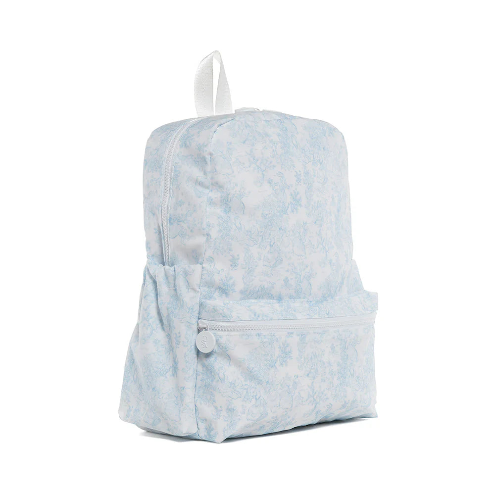 TRVL BACKPACKER - BUNNY TOILE BLUE *BACKORDER 7/30*