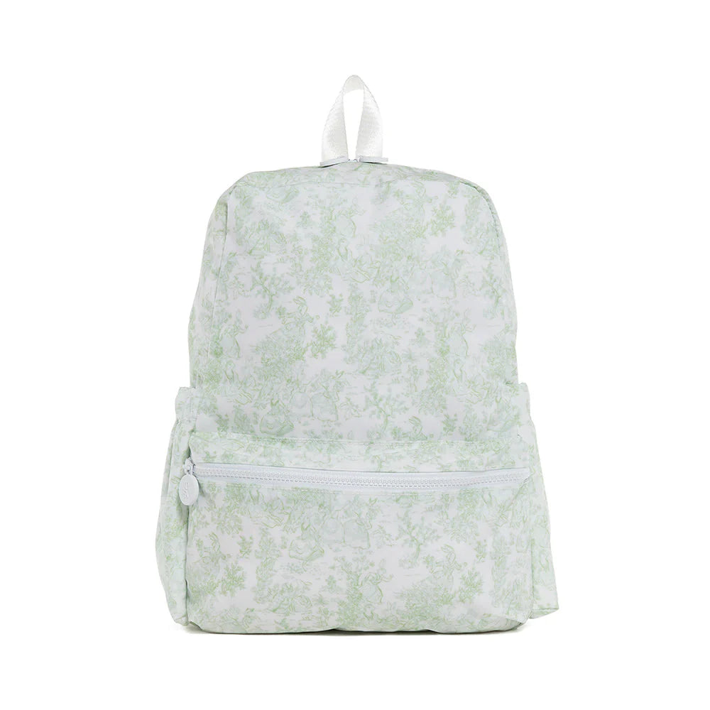 TRVL BACKPACKER - BUNNY TOILE GREEN