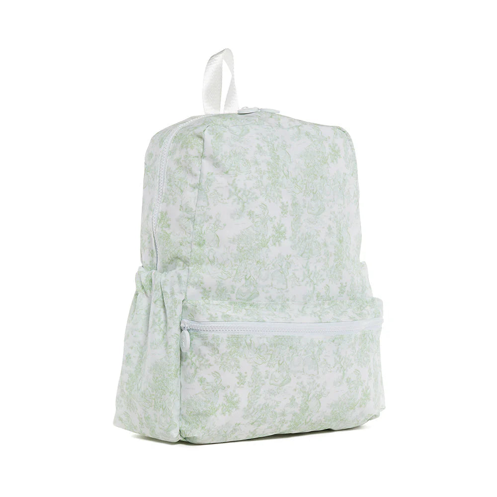 TRVL BACKPACKER - BUNNY TOILE GREEN