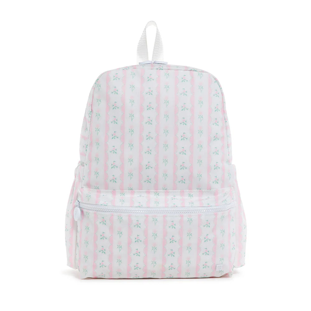 TRVL BACKPACKER - RIBBON FLORAL PINK