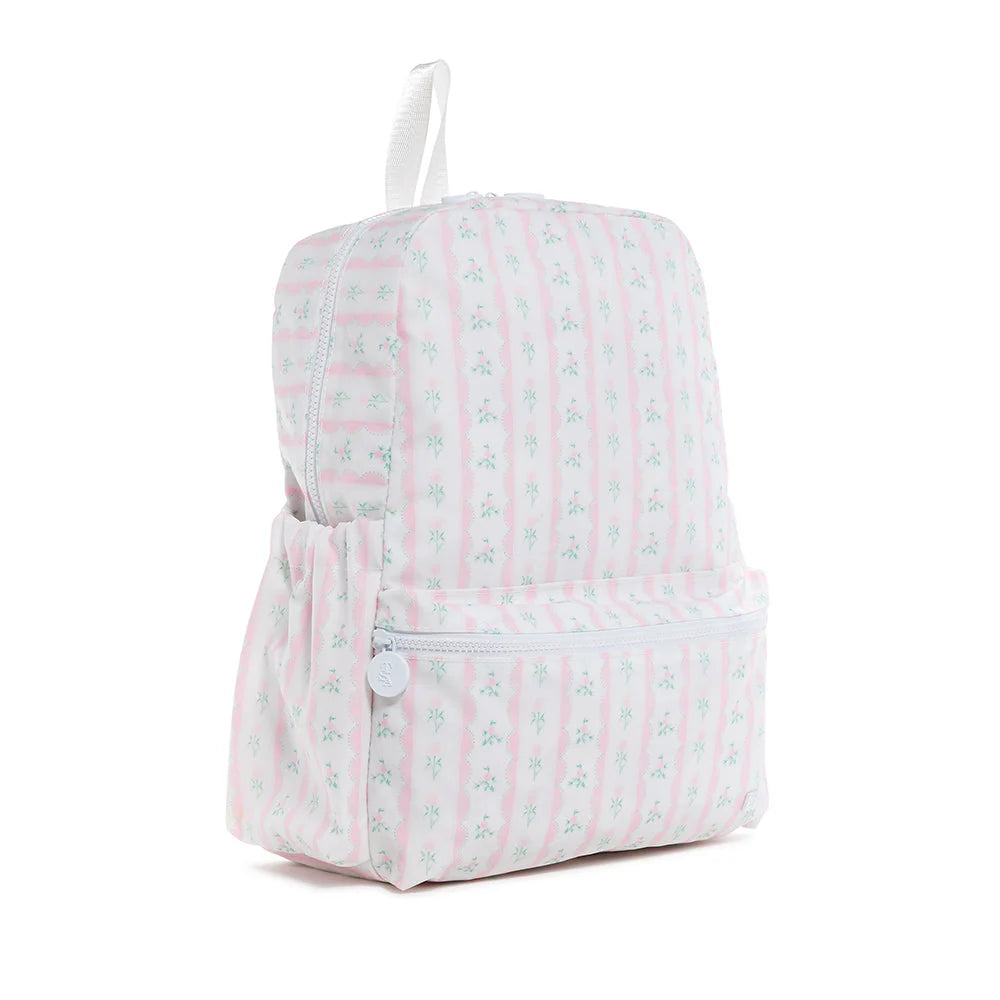 TRVL BACKPACKER - RIBBON FLORAL PINK