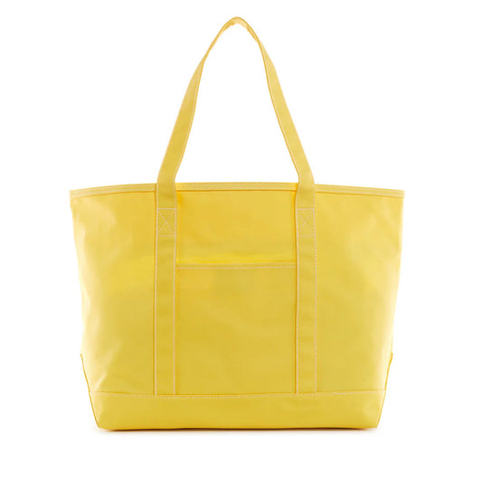 MAXI TOTE COATED CANVAS - DAFFODIL