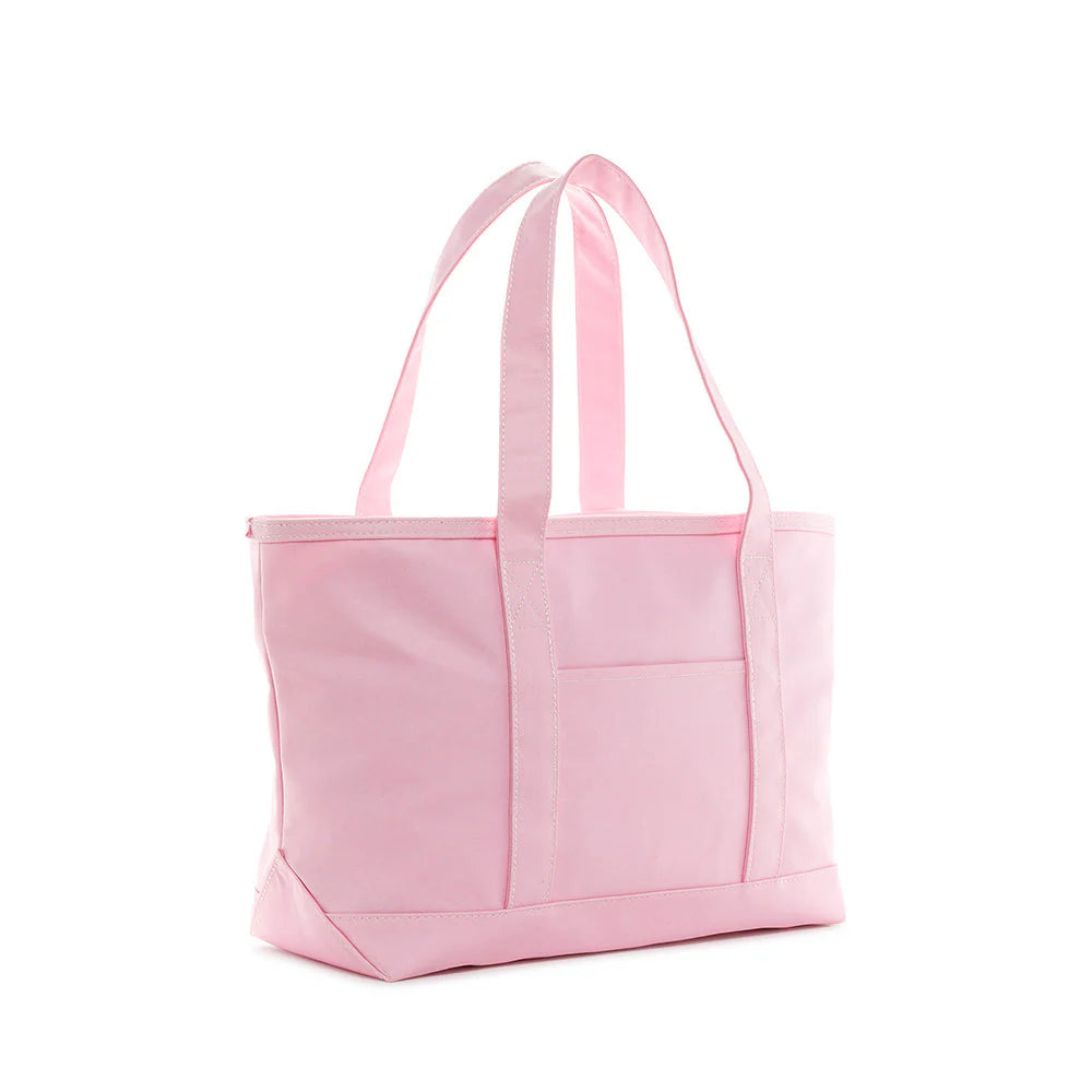MEDIUM TOTE COATED CANVAS - PEONY