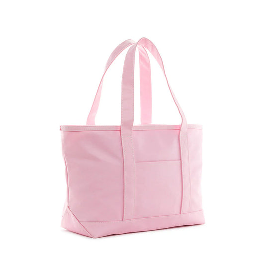 MEDIUM TOTE COATED CANVAS - PEONY
