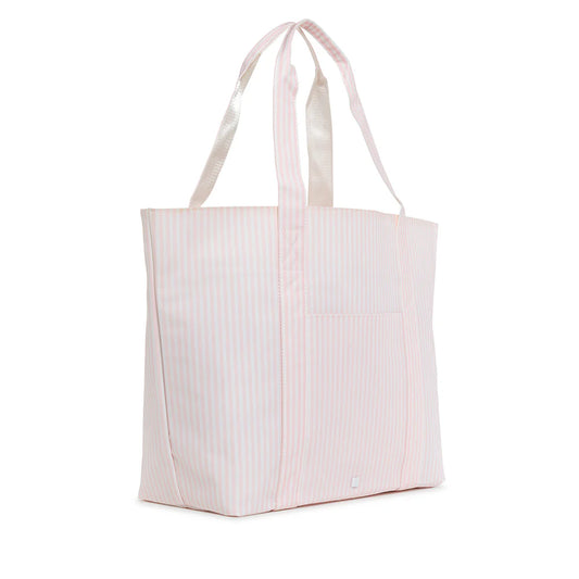 JUMBO TOTE - PIMLICO STRIPE PINK *BACKORDER 8/1*