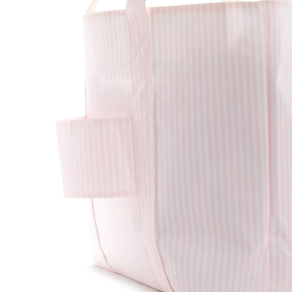 JUMBO TOTE - PIMLICO STRIPE PINK *BACKORDER 8/1*