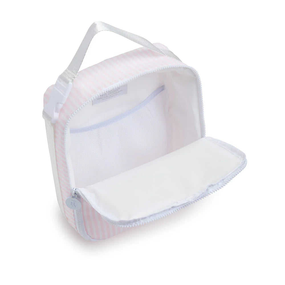 LUNCH BOX INSULATED - PIMLICO STRIPE PINK