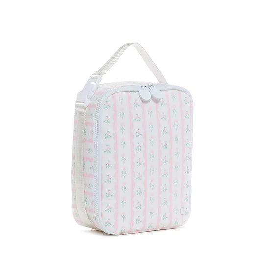 LUNCH BOX INSULATED - RIBBON FLORAL PINK