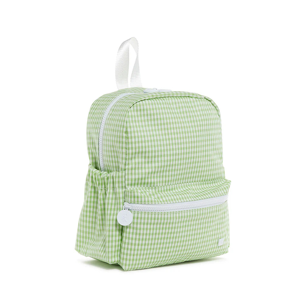 TRVL MINI BACKER - GINGHAM LEAF
