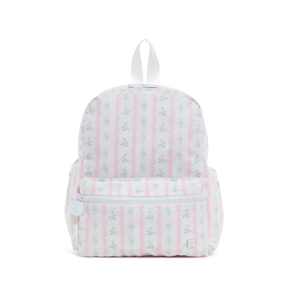 TRVL MINI BACKER - RIBBON FLORAL PINK