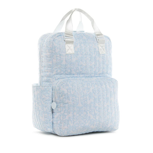 TRVL QUILTED DIAPER BAG - WOODLAND BLUE