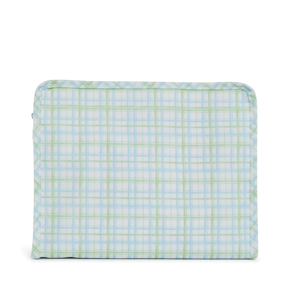 LARGE ROADIE - CLASSIC PLAID GREEN
