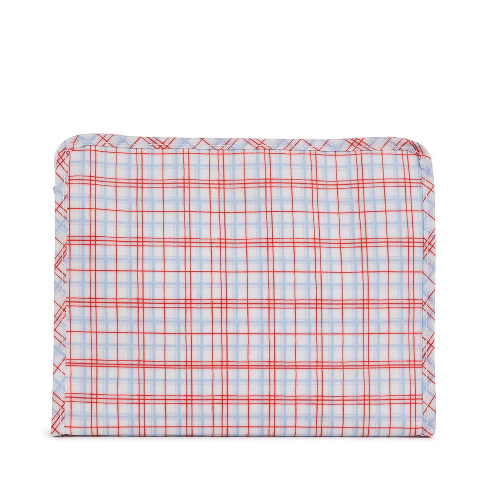 LARGE ROADIE - CLASSIC PLAID RED