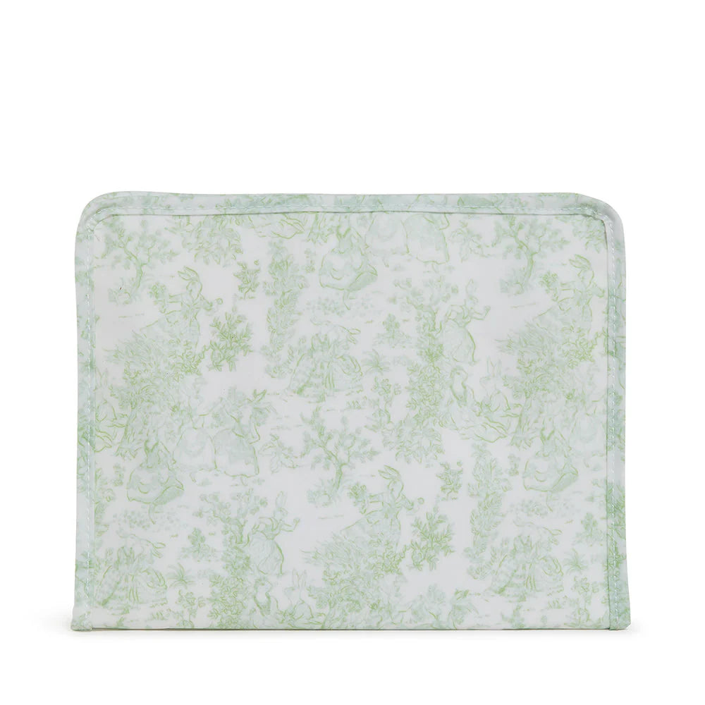 LARGE ROADIE - BUNNY TOILE GREEN