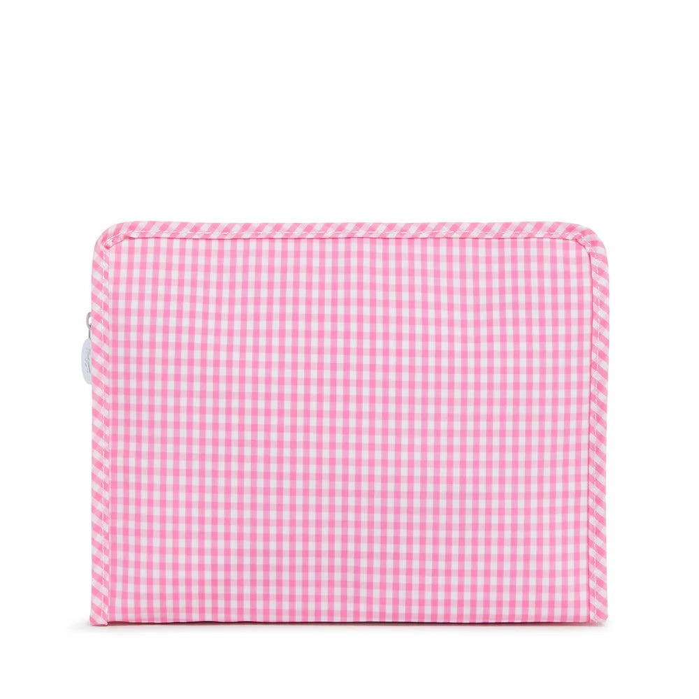 LARGE ROADIE - GINGHAM PINK