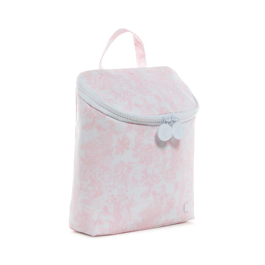 TAKE AWAY INSULATED LUNCH BOX - BUNNY TOILE PINK