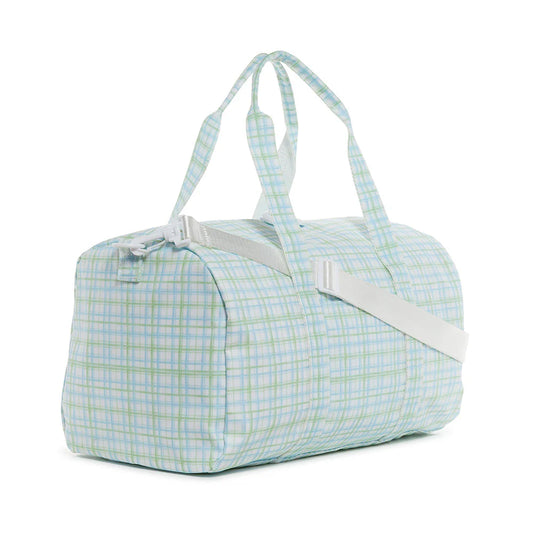 WEEKENDER DUFFEL BAG - CLASSIC PLAID GREEN