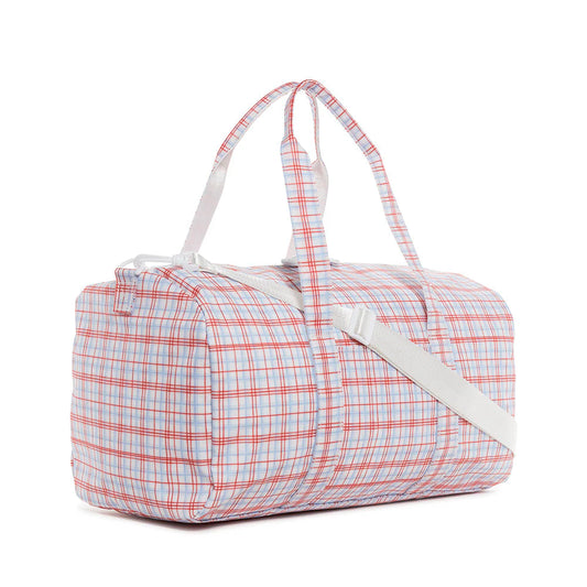 WEEKENDER DUFFEL BAG - CLASSIC PLAID RED