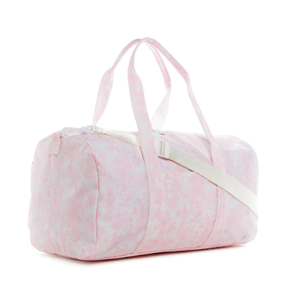 WEEKENDER DUFFEL BAG - BUNNY TOILE PINK
