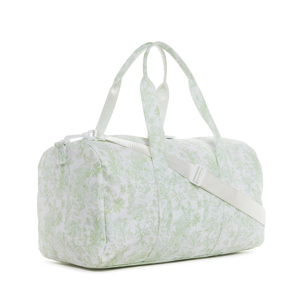 WEEKENDER DUFFEL BAG - BUNNY TOILE GREEN