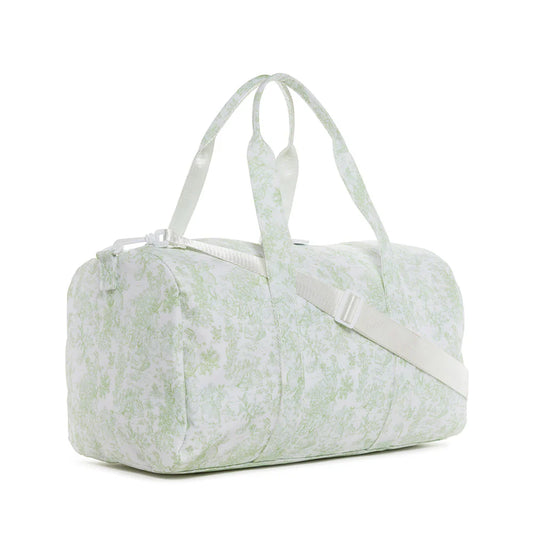 WEEKENDER DUFFEL BAG - BUNNY TOILE GREEN