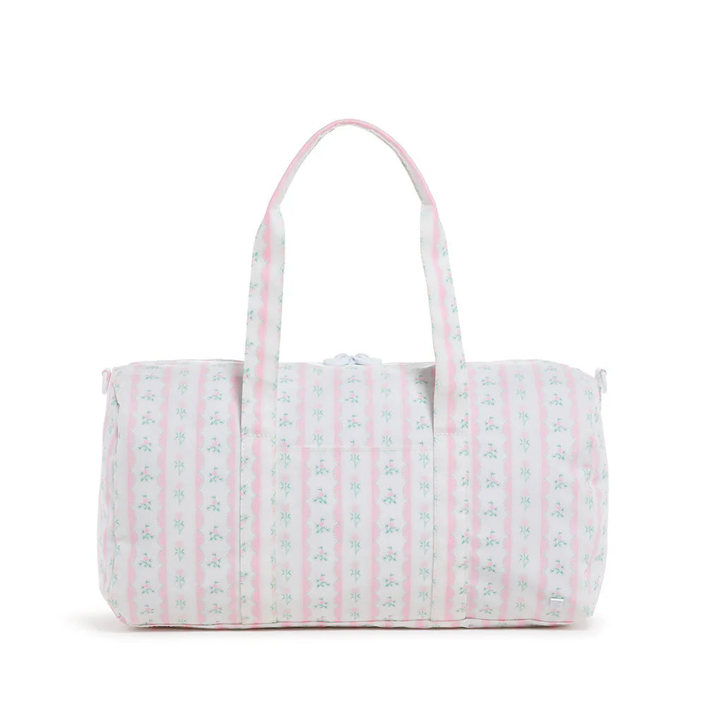 WEEKENDER DUFFEL BAG - RIBBON FLORAL PINK * BACKORDER 7/15*