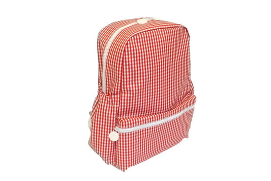 TRVL BACKPACKER - GINGHAM RED