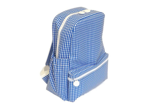 TRVL BACKPACKER - GINGHAM ROYAL