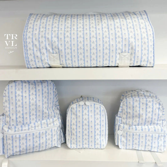 NAP MAT - RIBBON FLORAL BLUE